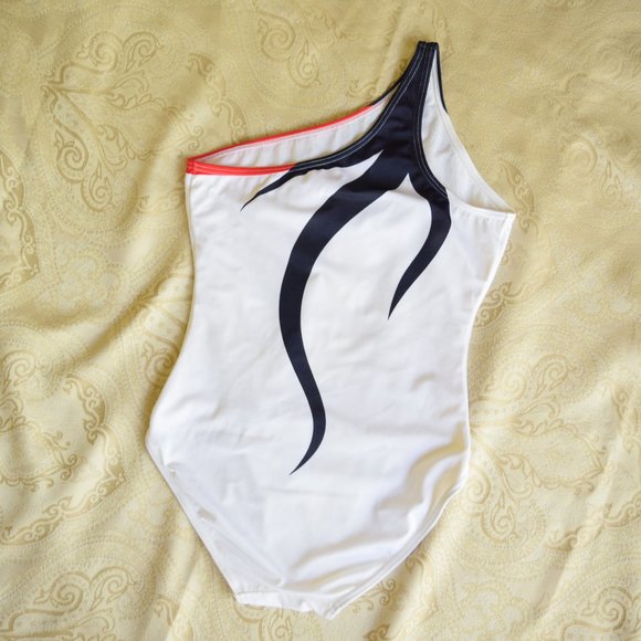 FILA Vintage Swimsuit One shoulder patriotic 90s - Picture 7 of 8